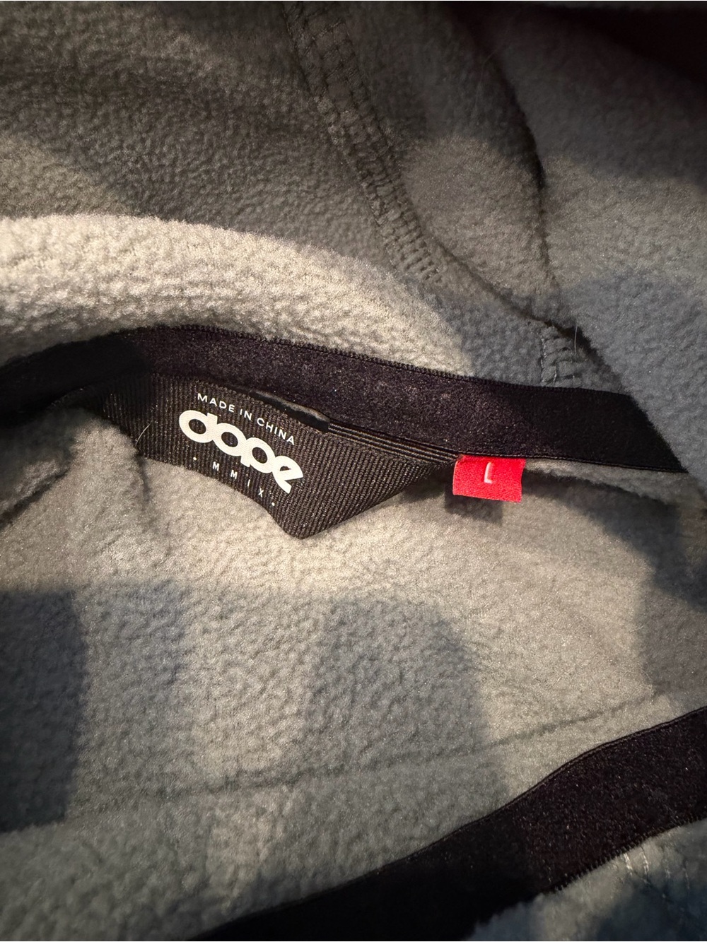 DOPE Sage Green Fleece Pullover Hoodie - Picture 3 of 5